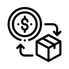cash flow line icon