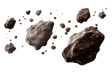 Digital 3D Asteroids in Space