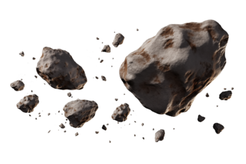 Digital asteroids in space