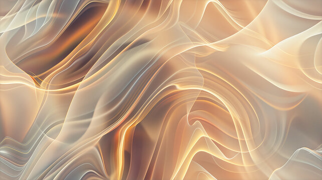 Danse des Lignes : Illustration Hypnotique et Relaxante