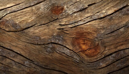 Naklejka premium photorealistic,rotten old wood texture as background