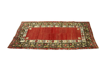 hand-woven, decorative wool Turkish rug - 785427538