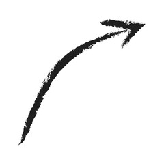 grunge arrow vector. grunge arrow brush.grunge arrow paint. Hand drawn doodle design elements, charcoal or pencil drawn punctuation marks. charcoal grunge arrows. vector illustration
