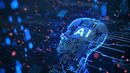 Univers de l'IA : Bannière Captivante sur le Futur Technologique
