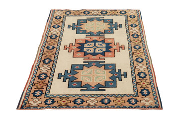 hand-woven, decorative wool Turkish carpet - 785428112
