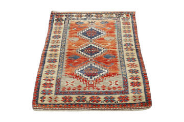 hand-woven, decorative wool Turkish carpet - 785428335
