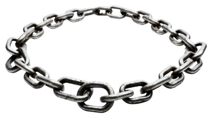 Obraz premium PNG Metal chains necklace bracelet jewelry