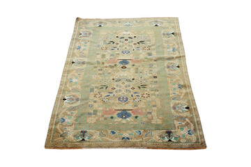 hand-woven, decorative wool Turkish carpet - 785430711