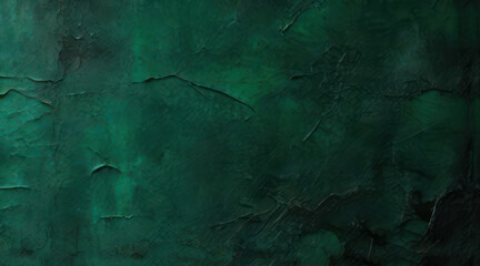 old wall textured dark green emerald background - obrazy, fototapety, plakaty