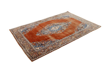 hand-woven, decorative wool Turkish carpet - 785430926