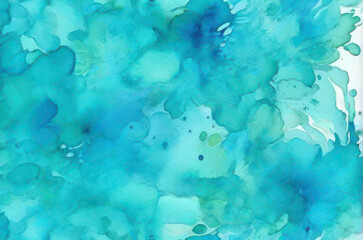 Fototapeta na wymiar abstract blue watercolor background
