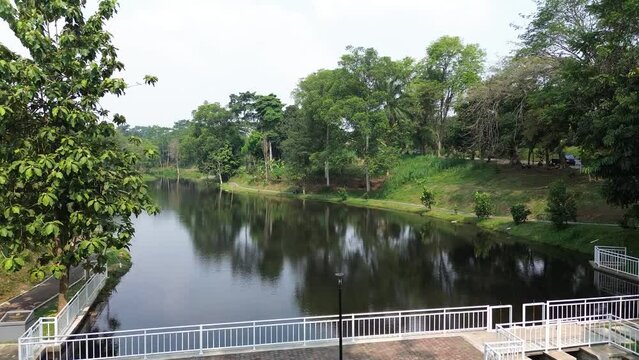 Lake on the IPB Campus Institut Pertanian Bogor