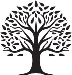 Whispering Willows Tree Vector Graphics