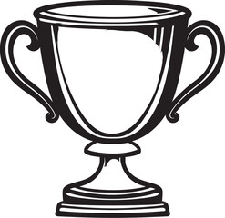 Vector Illustration of Victory Trophy