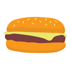 Collection of National Hamburger Day Vector Elements for Templets, Banners, Logos and Other Designs