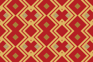 Motif Ikat Floral Paisley Embroidery Background. Ikat Frame Geometric Ethnic Oriental Pattern traditional.aztec Style Abstract Vector illustration.design Texture,fabric,clothing,wrapping,sarong.