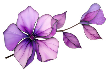 Mosaic tiles of purple flower petal plant inflorescence - obrazy, fototapety, plakaty