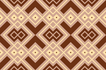 Naklejka premium Motif Ikat Floral Paisley Embroidery Background. Ikat Vector Geometric Ethnic Oriental Pattern traditional.aztec Style Abstract Vector design for Texture,fabric,clothing,wrapping,sarong.