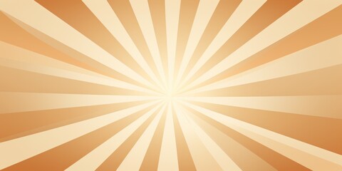 Tan abstract rays background vector presentation design template with light grey gradient sun burst shape pattern