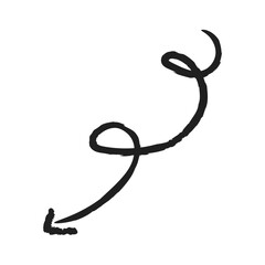 grunge arrow vector. grunge arrow brush.grunge arrow paint. Hand drawn doodle design elements, charcoal or pencil drawn punctuation marks. charcoal grunge arrows. vector illustration