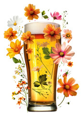 PNG  Flower Collage Beer flower beer asteraceae