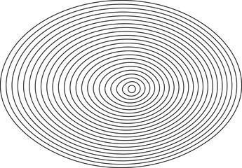 Circle with lines created blend. Technology style