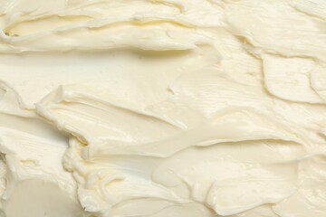 Texture of tasty butter as background, top view