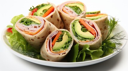 assets Free photo front view sandwich rolls sliced UHD Wallpaper