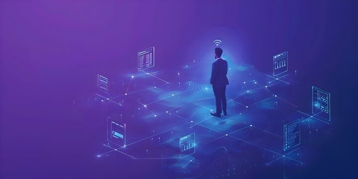 Innovative Business Leader Integrating IoT Devices for Efficiency and Connectivity in the Digital Landscape