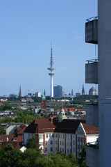 Naklejka premium Heinrich-Hertz-Turm in Hamburg