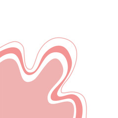 Obraz premium abstract wavy background. abstract pink background. soft pink fluid background. pink wavy background with lines. soft liquid wave. cute wavy shape element.