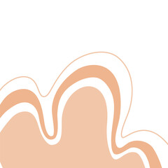 Fototapeta premium abstract wavy background. abstract yellow background. soft yellow fluid background. soft yellow wavy background with lines. soft liquid wave. cute wavy shape element.