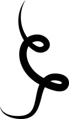 Obraz premium Bold doodle lines. Design elements