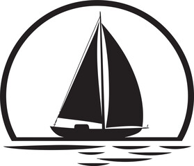 Yacht Oasis Vector Graphic