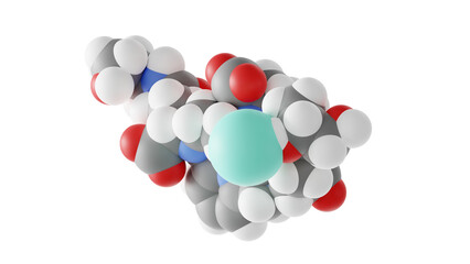 gadopiclenol molecule, elucirem, molecular structure, isolated 3d model van der Waals
