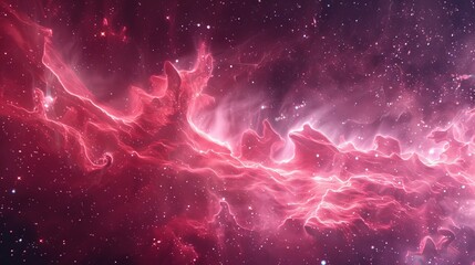 Candy nebula where comets are sugary delights, sweet cosmos - obrazy, fototapety, plakaty