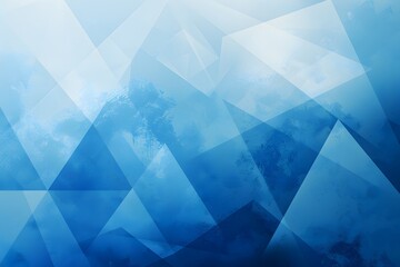 minimalist polygon blue background 