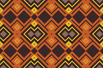 Ikat Damask Paisley Embroidery Background. Ikat Triangle Geometric Ethnic Oriental Pattern Traditional. Ikat Aztec Style Abstract Design for Print Texture,fabric,saree,sari,carpet.