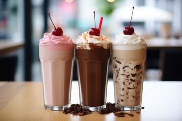 milkshake drink concept