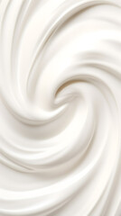 Fototapeta na wymiar White cream swirl background