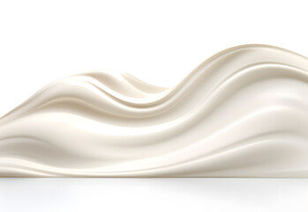 White cream swirl background