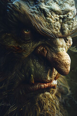 Monstrous Ogre Face - A Chilling Entity From Folklore Legends