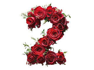 number two made roses