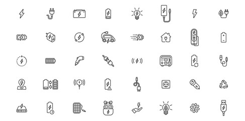 Charging icons.