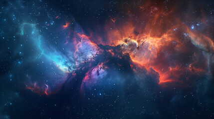 Obraz na płótnie Canvas Beautiful Nebula and Deep sky Object, generative ai