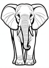 Elephant Coloring Book Pages for Toddlers: Endless Coloring Fun
