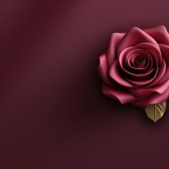 Rose canvas texture background, top view. Simple and clean wallpaper with copy space area for text or design