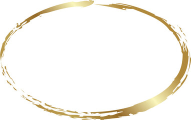Gold oval grunge frames. Luxury design