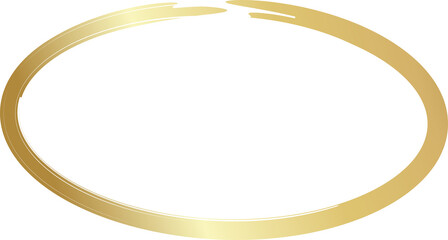 Gold oval grunge frames. Luxury design