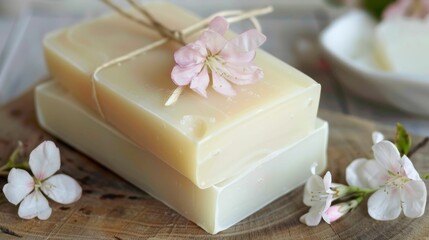Obraz na płótnie Canvas Creating homemade dish soap, DIY, natural ingredients, craft